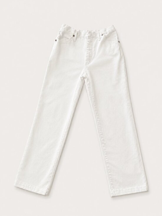 Wrangler Pants - Vintage 70s Wrangler White Straight Leg Jeans 28x29
